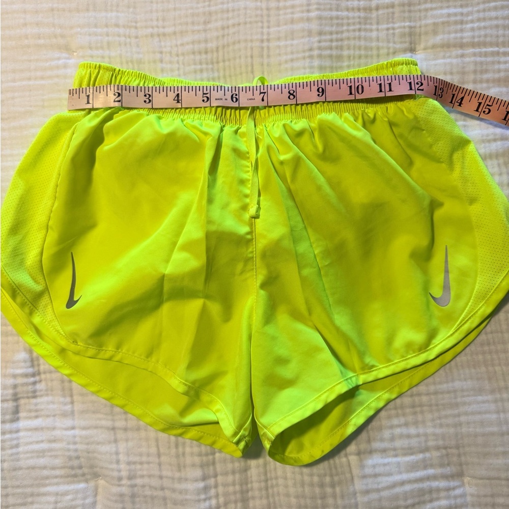 Nike Women's Bright Neon Yellow Running Shorts
